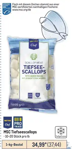 METRO MSC Tiefseescallops Angebot