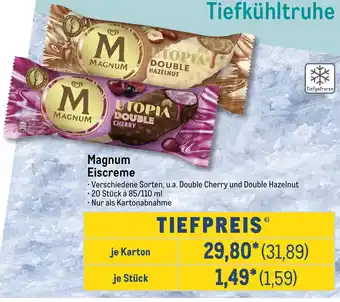 METRO Magnum Eiscreme Angebot