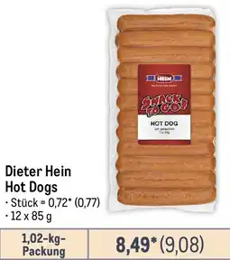 METRO Dieter Hein Hot Dogs Angebot