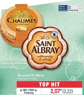 METRO Chaumes/St. Albray Angebot