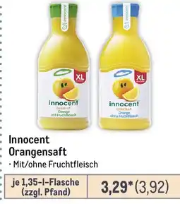 METRO Innocent Direktsaft Orange Angebot