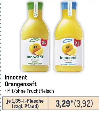 METRO Innocent Direktsaft Orange Angebot