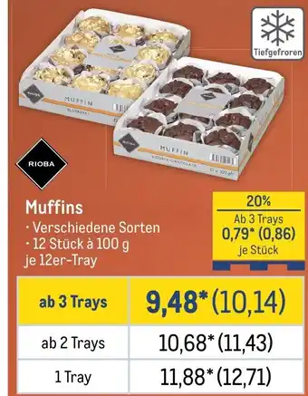 METRO RIOBA Muffins Angebot