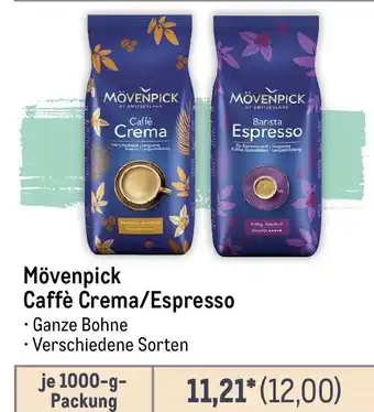 METRO Mövenpick Caffè Crema/Espresso Angebot