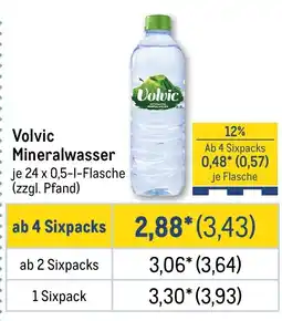 METRO Volvic Mineralwasser Angebot