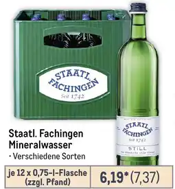 METRO Staatl. Fachingen Mineralwasser Angebot