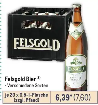 METRO Felsgold Bier Angebot