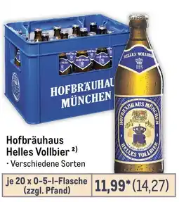 METRO Hofbräuhaus Helles Vollbier Angebot