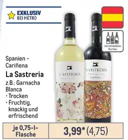 METRO La Sastreria Z.B.: Garnacha Blanca Angebot