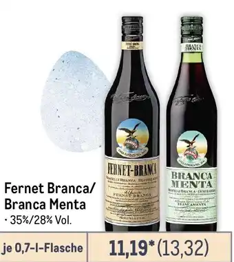 METRO Fernet Branca/ Branca Menta Angebot