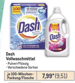 METRO Dash Vollwaschmittel Angebot