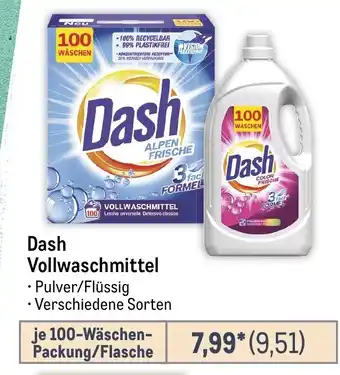 METRO Dash Vollwaschmittel Angebot