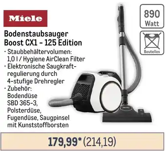 METRO Miele Bodenstaubsauger Boost CX1 125 Edition Angebot