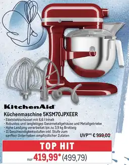 METRO KitchenAid Küchenmaschine 5KSM70JPXEER Angebot