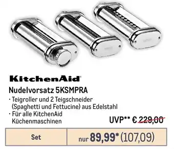 METRO KitchenAid Nudelvorsatz 5KSMPRA Angebot