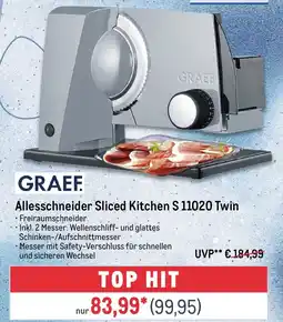 METRO GRAEF Allesschneider Sliced Kitchen S 11020 Twin Angebot