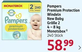 Rossmann Pampers Premium Protection Windeln Angebot