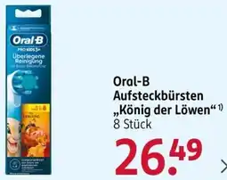 Rossmann Oral-B Aufsteckbürsten „König der Löwen" Angebot