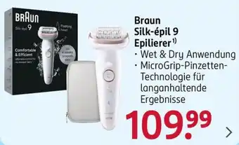 Rossmann Braun Silk-épil 9 Epilierer Angebot