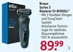 Rossmann Braun Series 5 Rasierer 51-B1000s Angebot