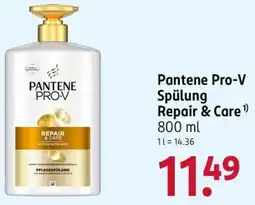 Rossmann Pantene Pro-V Spülung Repair & Care Angebot