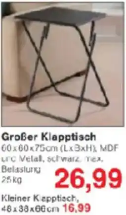 Jawoll Großer Klapptisch Angebot