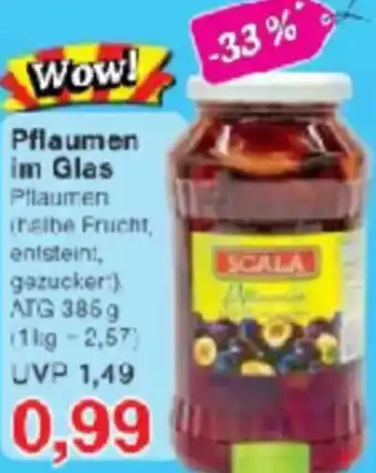 Jawoll Pflaumen im Glas Angebot