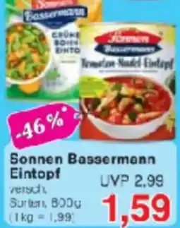 Jawoll Sonnen Bassermann Eintopf Angebot