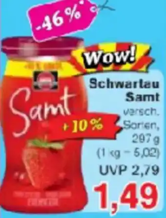 Jawoll Schwartau Samt Angebot