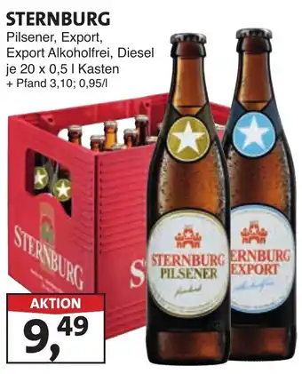 Lösch Depot STERNBURG Pilsener, Export Angebot