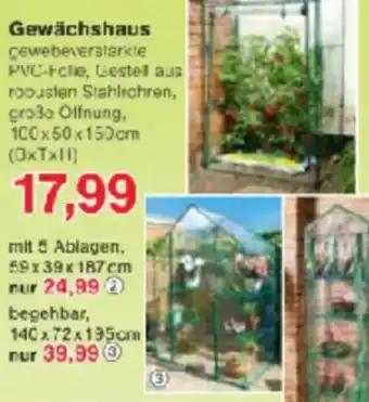 Jawoll Gewächshaus Angebot