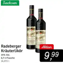 KONSUM Radeberger Kräuterlikör Angebot