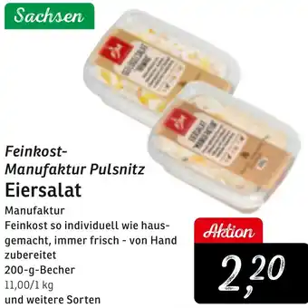 KONSUM Feinkost Manufaktur Pulsnitz Eiersalat Angebot