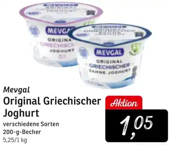 KONSUM Mevgal Original Griechischer Joghurt Angebot