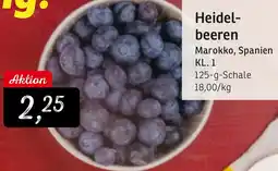 KONSUM Heidelbeeren Angebot