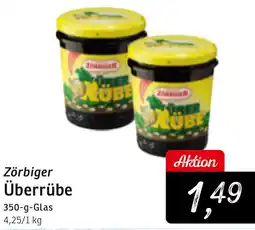 KONSUM Zörbiger Überrübe Angebot