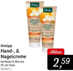 KONSUM Kneipp Hand-, & Nagelcreme Angebot