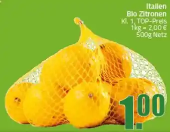 Ihr Frischmarkt Italien Bio Zitronen Angebot