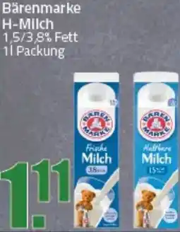 Ihr Frischmarkt Bärenmarke H-Milch Angebot