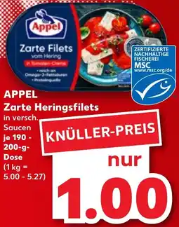 Kaufland APPEL Zarte Heringsfilets Angebot