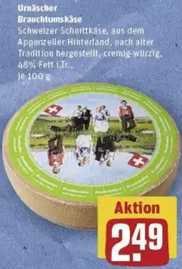 REWE Urnäscher Brauchtumskäse Angebot