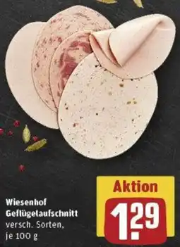 REWE Wiesenhof Geflügelaufschnitt Angebot