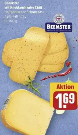 REWE Beemster mit Knoblauch oder Chili Angebot