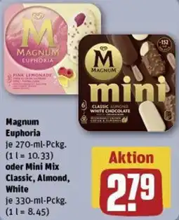 REWE Magnum Euphoria oder Mini Mix Classic, Almond, White Angebot