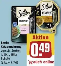 REWE Sheba Katzennahrung Angebot