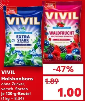 Kaufland VIVIL Halsbonbons Angebot