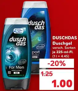 Kaufland DUSCHDAS Duschgel Angebot