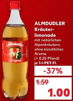 Kaufland ALMDUDLER Kräuterlimonade Angebot