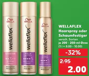 Kaufland WELLAFLEX Haarspray oder Schaumfestiger Angebot