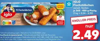 Kaufland IGLO Fischstäbchen Angebot